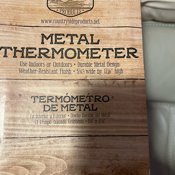 Man Cave Bear Metal Thermometer FIRM NO OFFER - Picture 11 of 15